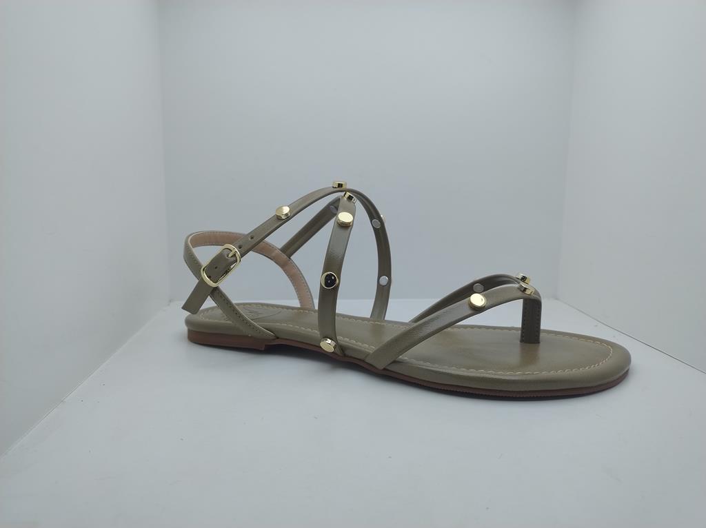 Rasteira Bico Redondo - 3 Marias